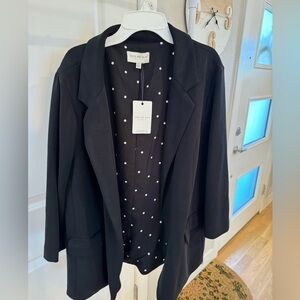 Black suit jacket